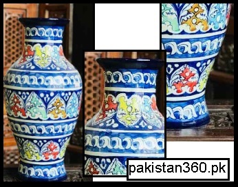 blue pottery in pakistan